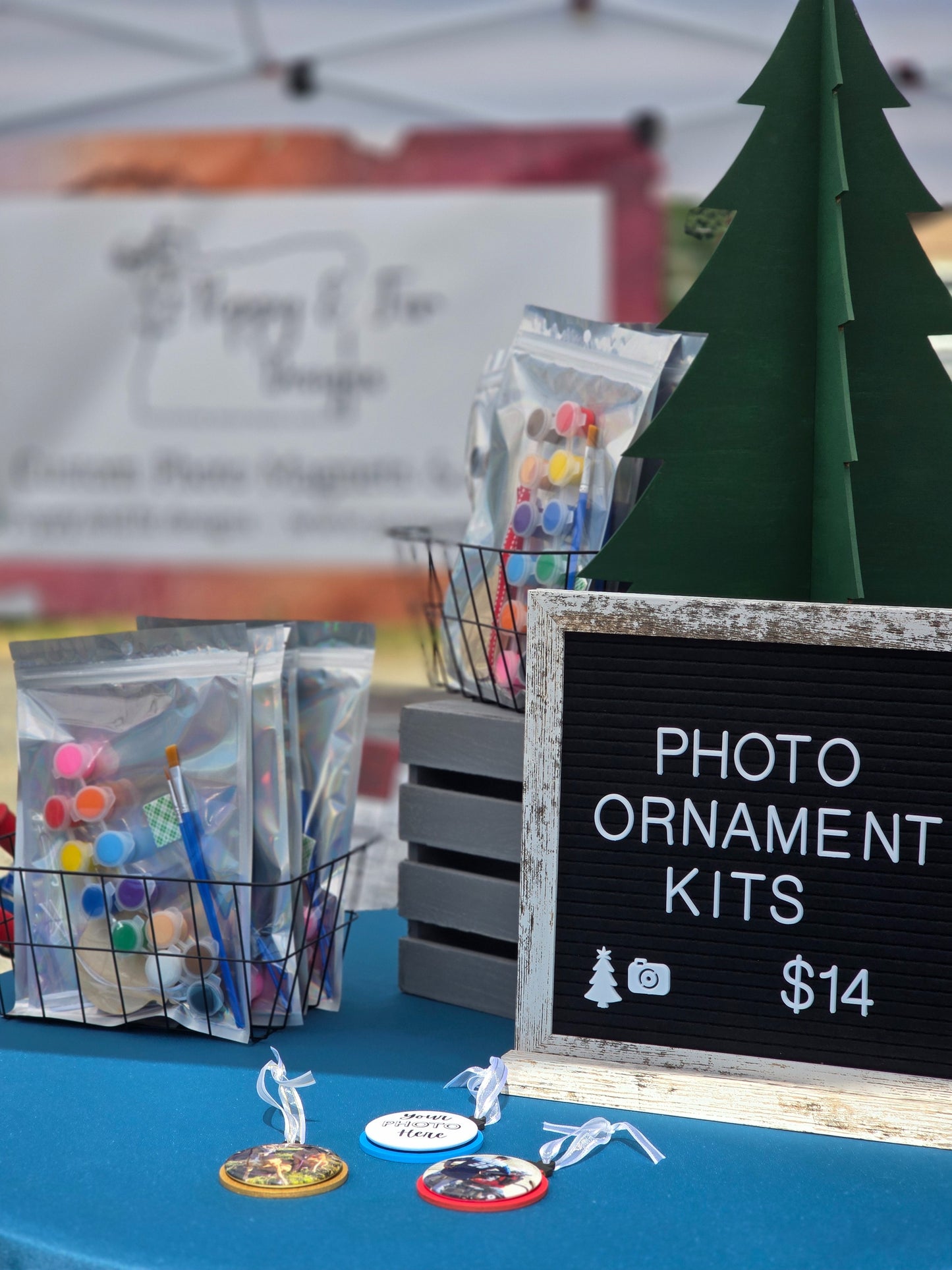Custom Photo Ornament Kit