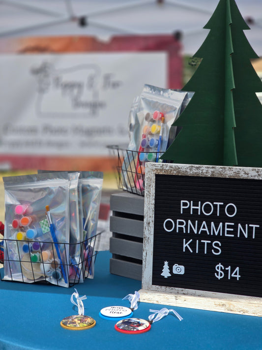 Custom Photo Ornament Kit